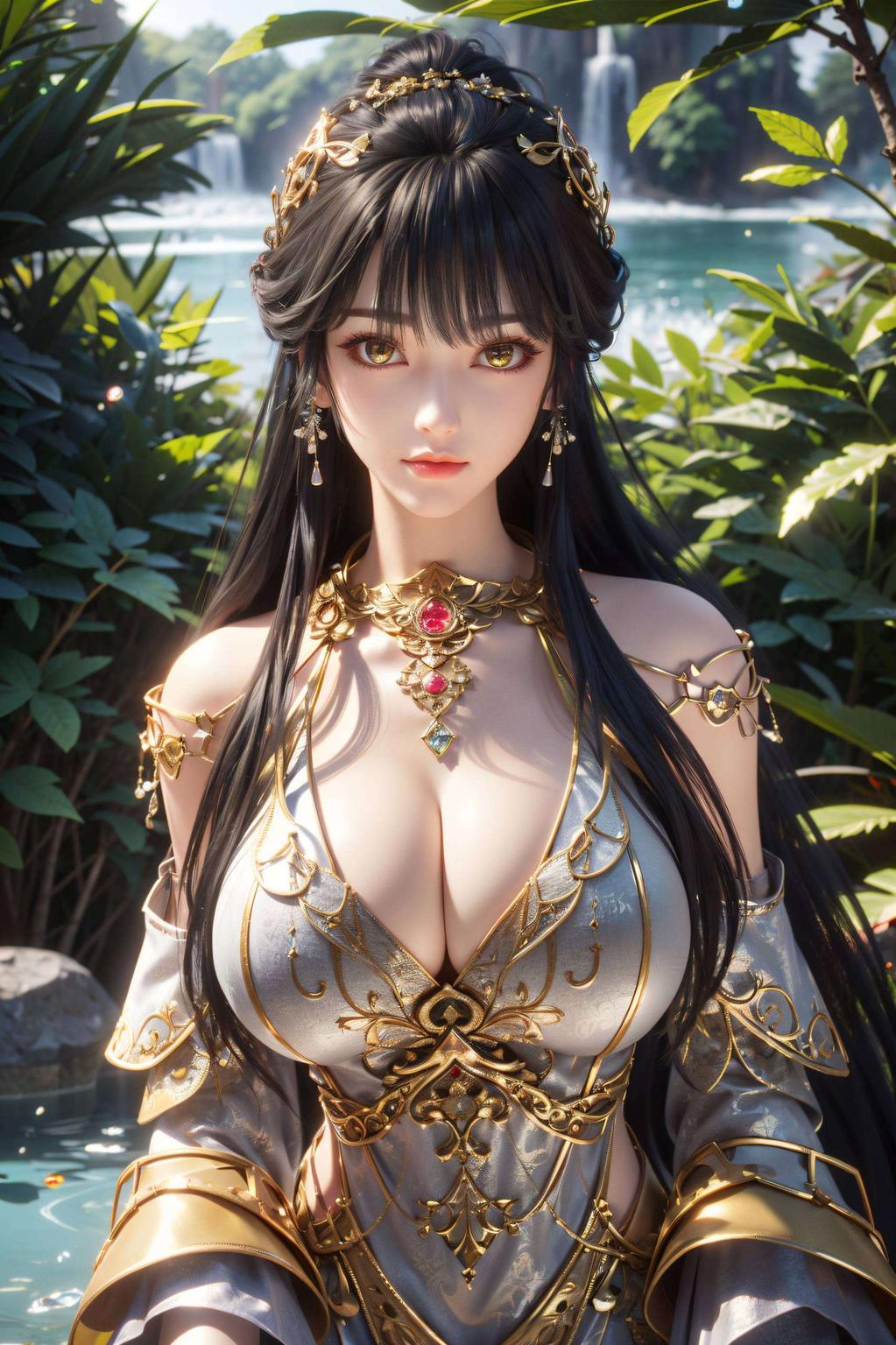 各位动漫迷们看看这款白月蓉的白色背景壁纸