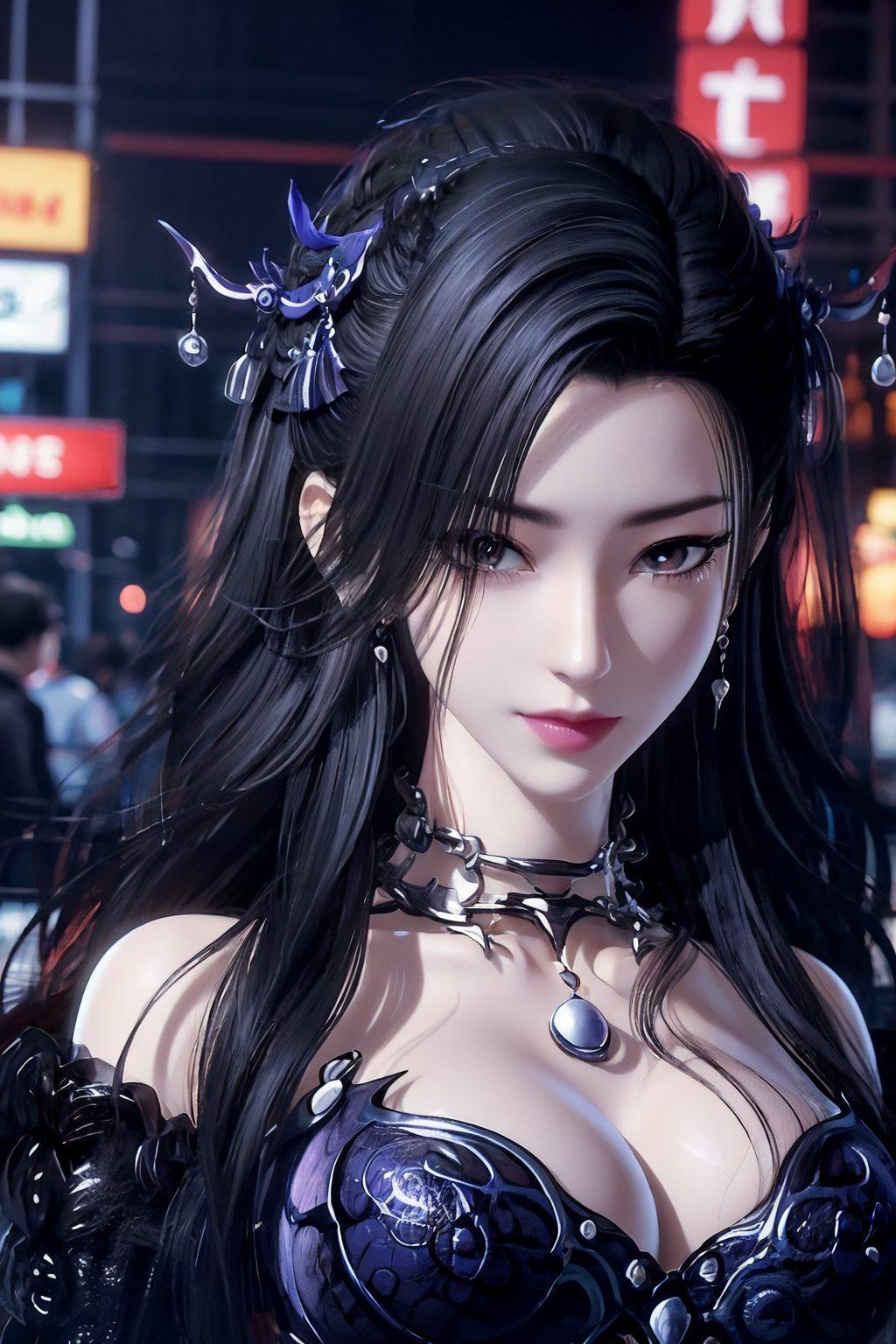 妖娆潮女高清动态壁纸