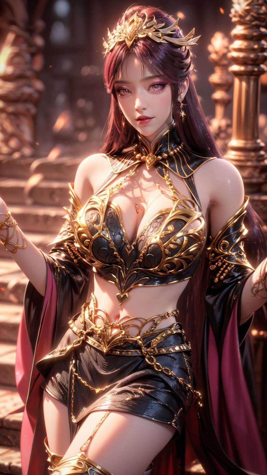 古风壁纸尽显雅致毒血夫人赤脚漫步