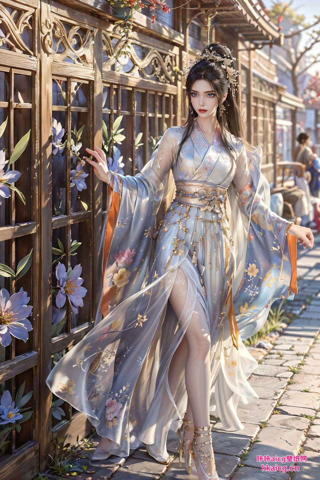 快来免费下载国漫女神方清雪来啦！这款横版壁纸不仅美得让人心动