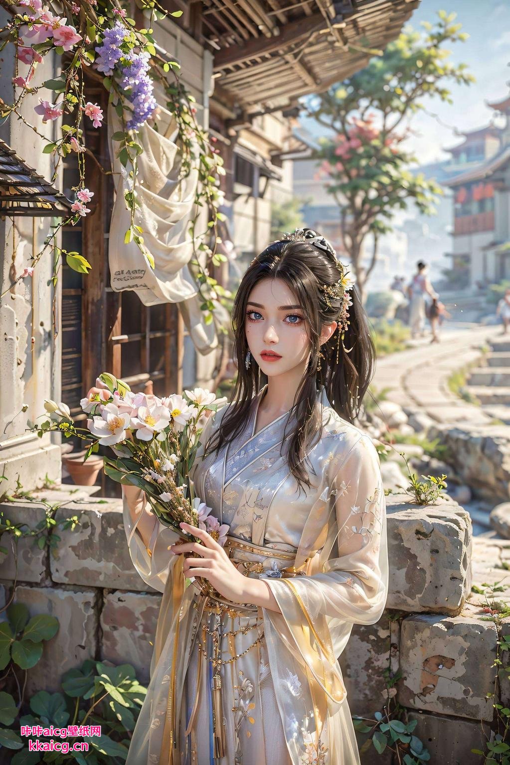 今天给大家带来一组超美的二次元艺术壁纸！这位是方清雪背景透出的柔和光影