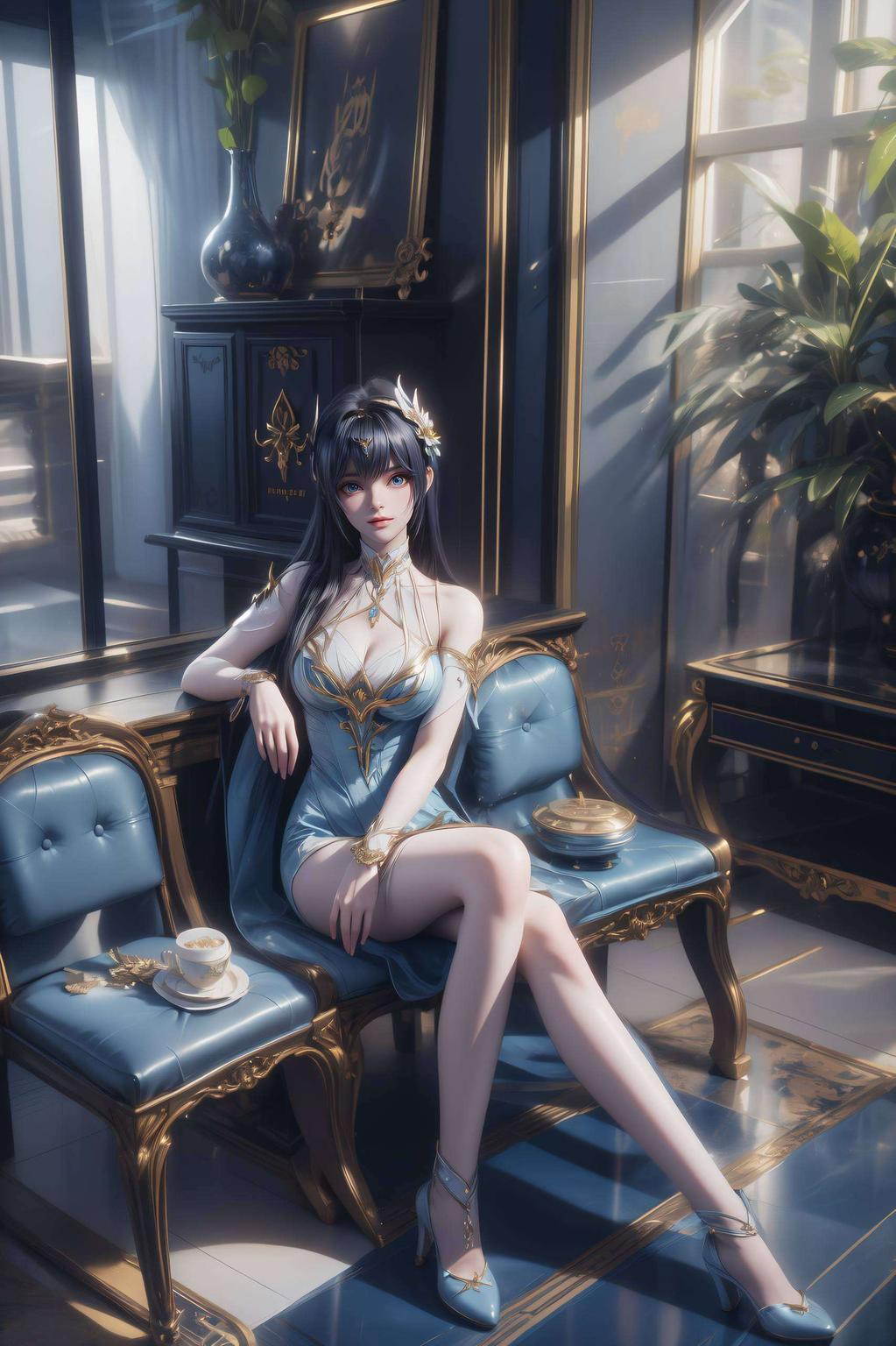 穿梭古风梦境电脑屏幕绽放免费古香雅致