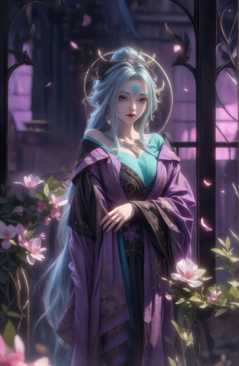 每一处细节都精致得让人惊叹！深邃眼神藏着无尽秘密