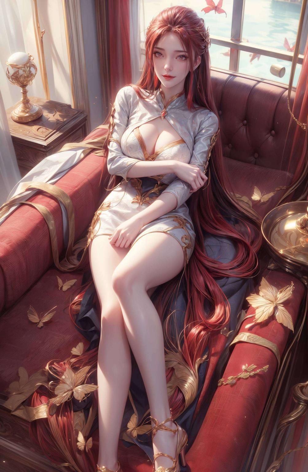 今天给大家带来一款超美的4K二次元壁纸——红凰小孩！这高清壁纸上的红凰神采奕奕羽毛绚丽