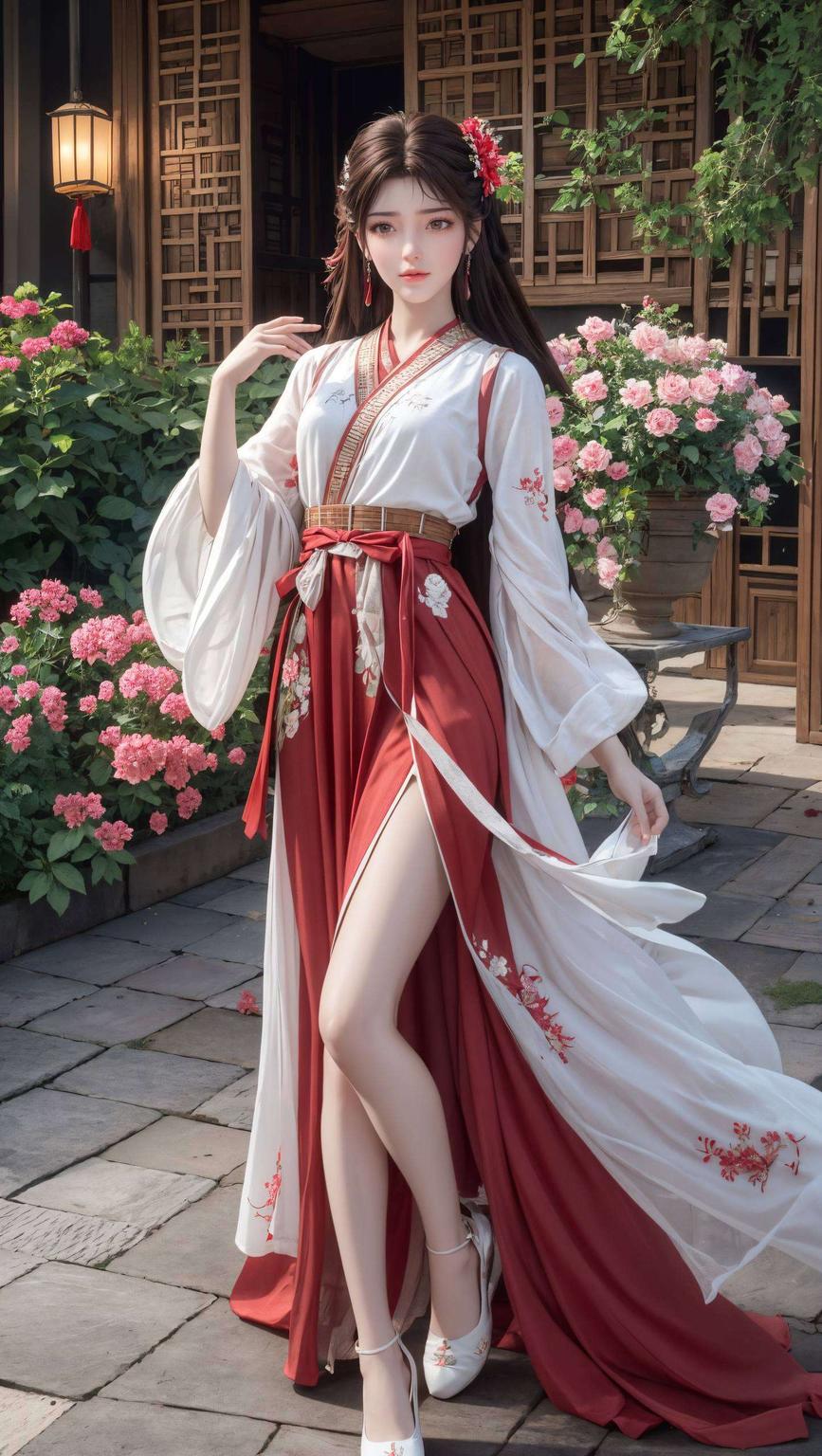 石昊与火灵儿共舞采桑女壁纸尽显田园风情