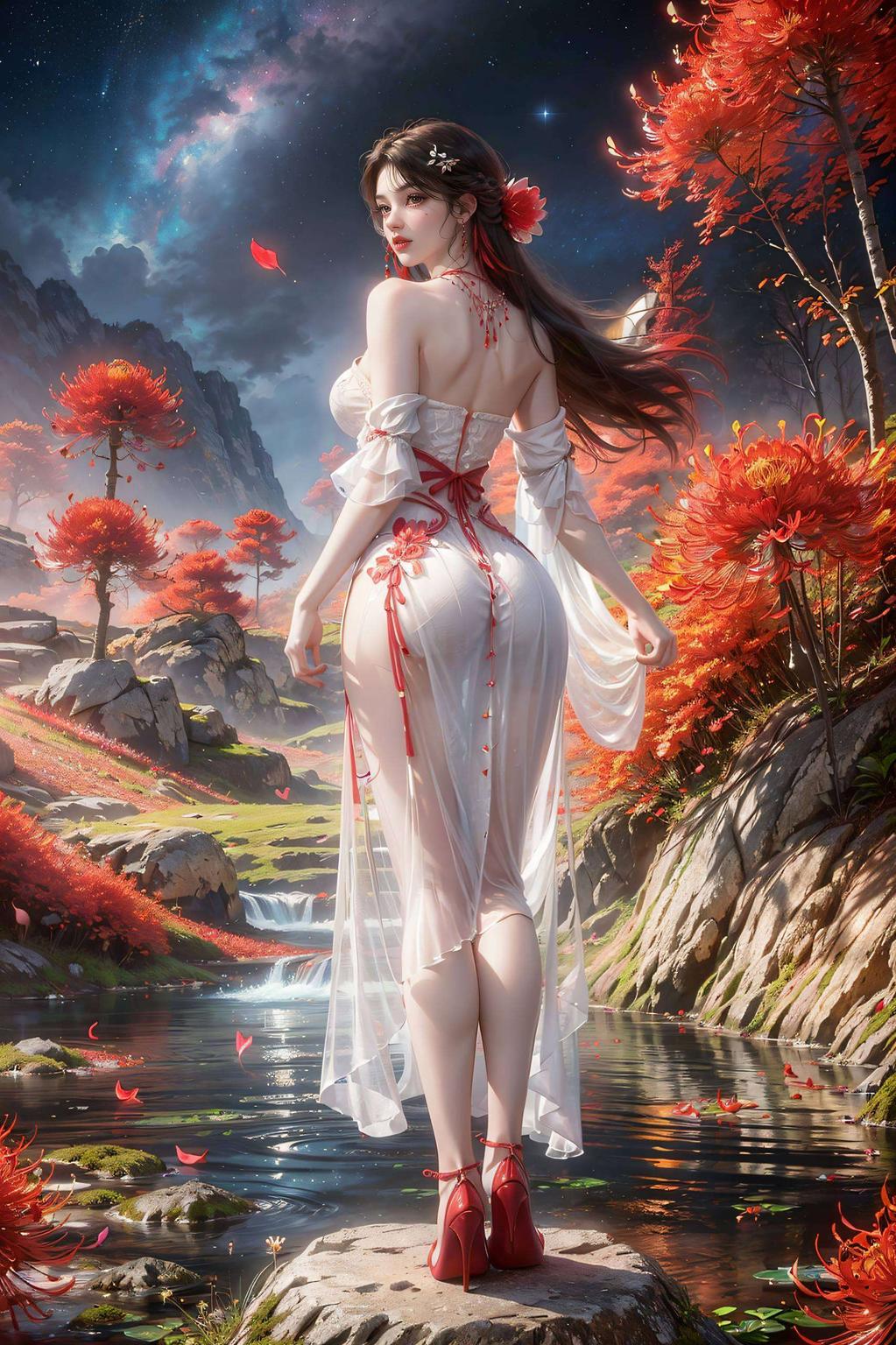 黑暗火凰展翅火灵儿翩翩舞动