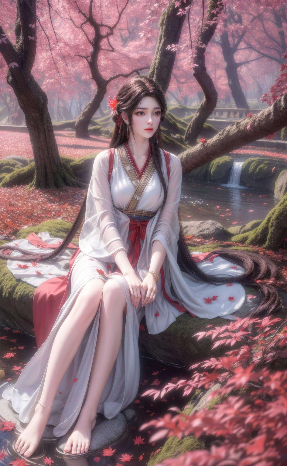 今天给大家带来一款超甜的iPhone粉色系壁纸！🌸 火灵儿高清桌面壁纸甜美灵动