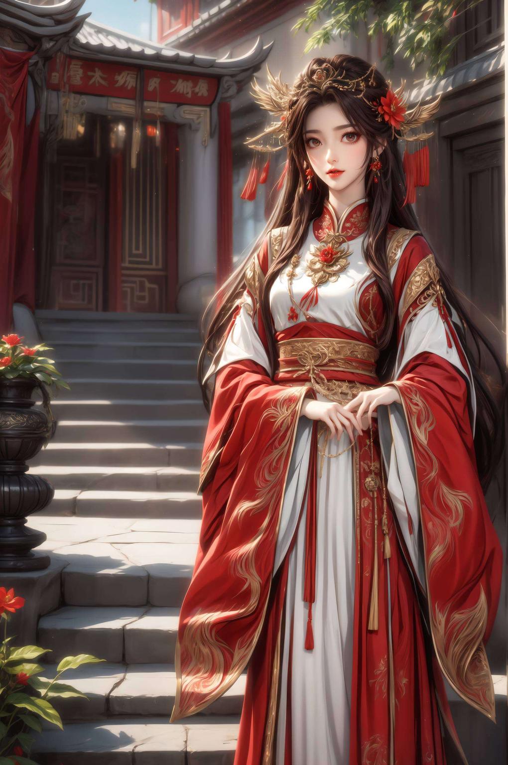 火灵儿与石昊浪漫携手点亮你的电脑桌面！