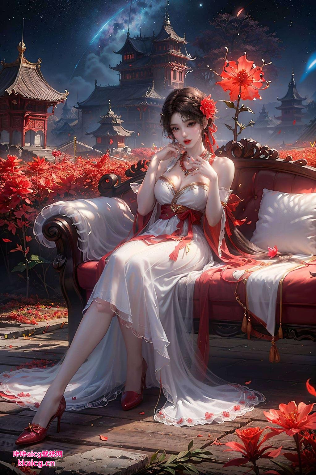 今天给大家带来一组超美的火灵儿壁纸图片大全！简约而不失灵气每一张都是简洁风与二次元的完美融合