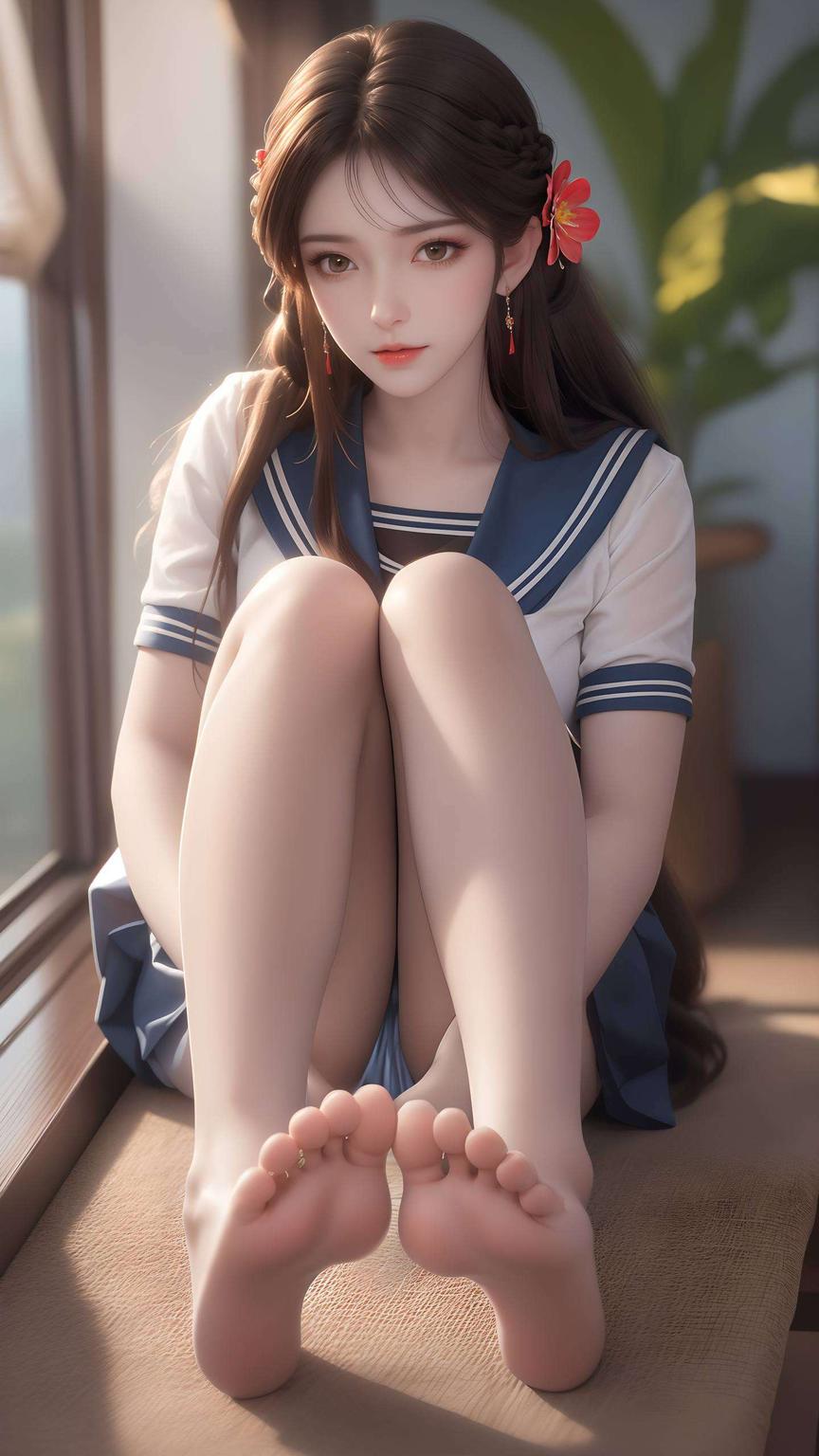 萌萌的形象大眼睛眨巴眨巴