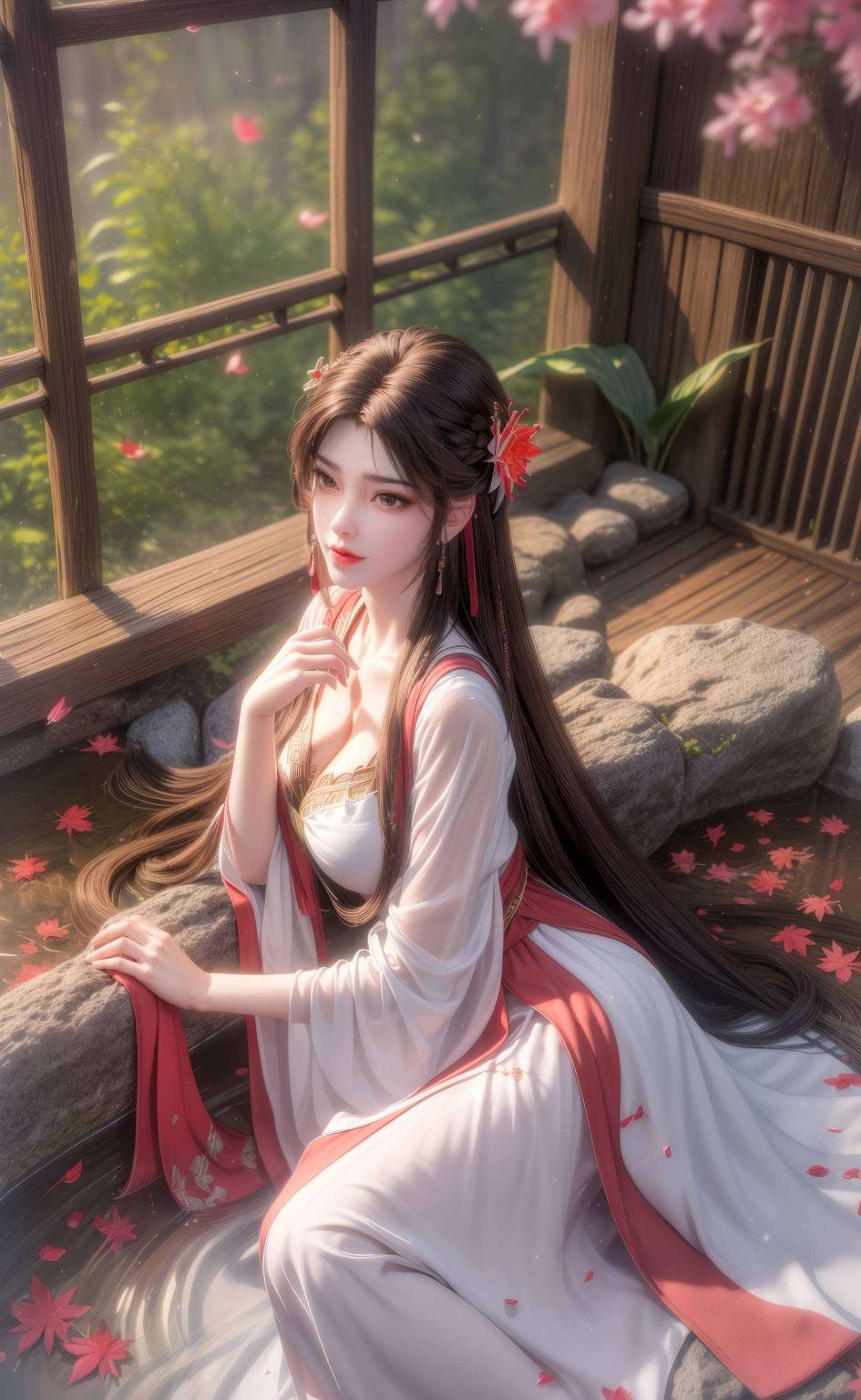 点亮桌面风采！火灵儿全身壁纸