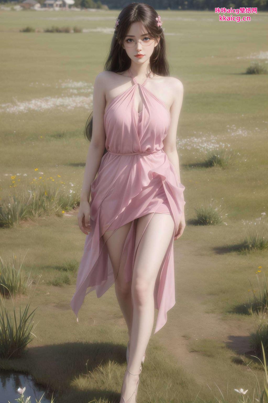 免费分享火灵儿睡衣趴床上