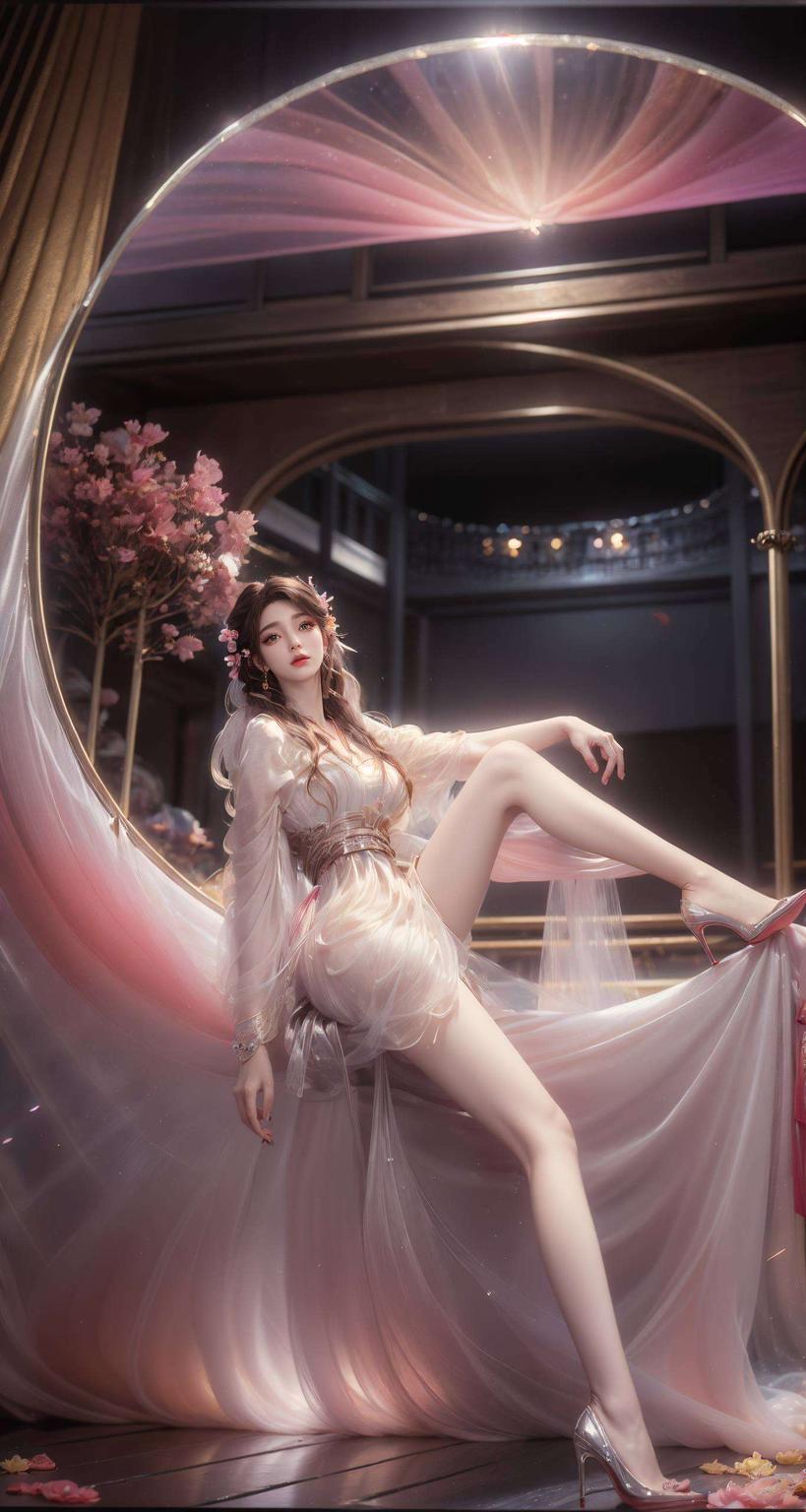 两款壁纸图火灵儿俏皮舞动