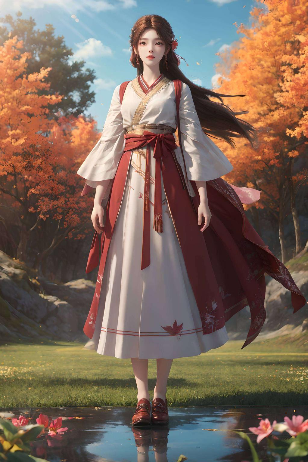 融合了火灵儿的高清动态图视觉柔和又充满神秘