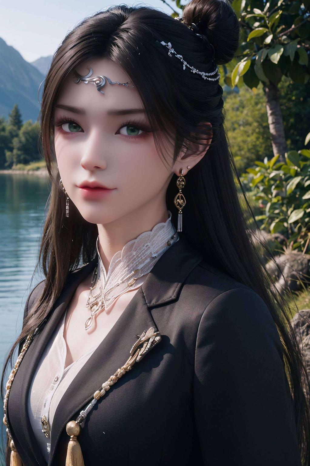 美艳动人静态画面如梦似幻