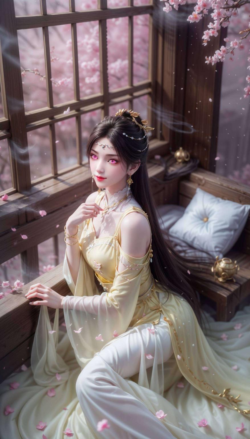感受古典韵味与现代科技的完美融合国漫女神风采尽显！高清动漫壁纸