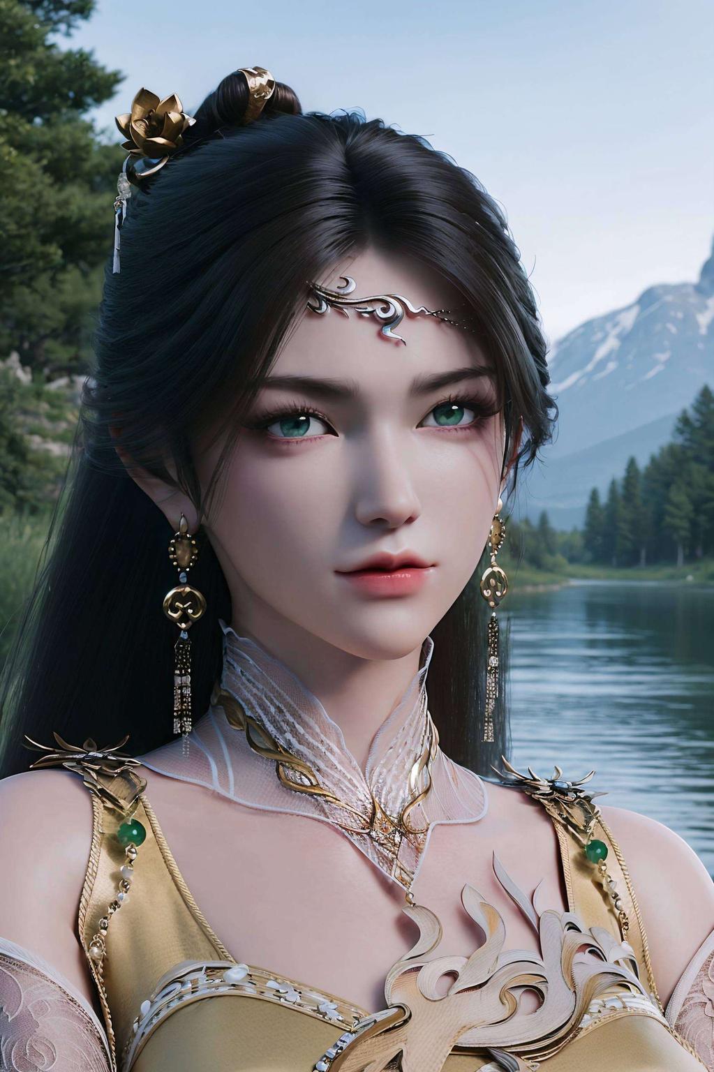 金瓶儿炫酷壁纸完美像素苹果艺术