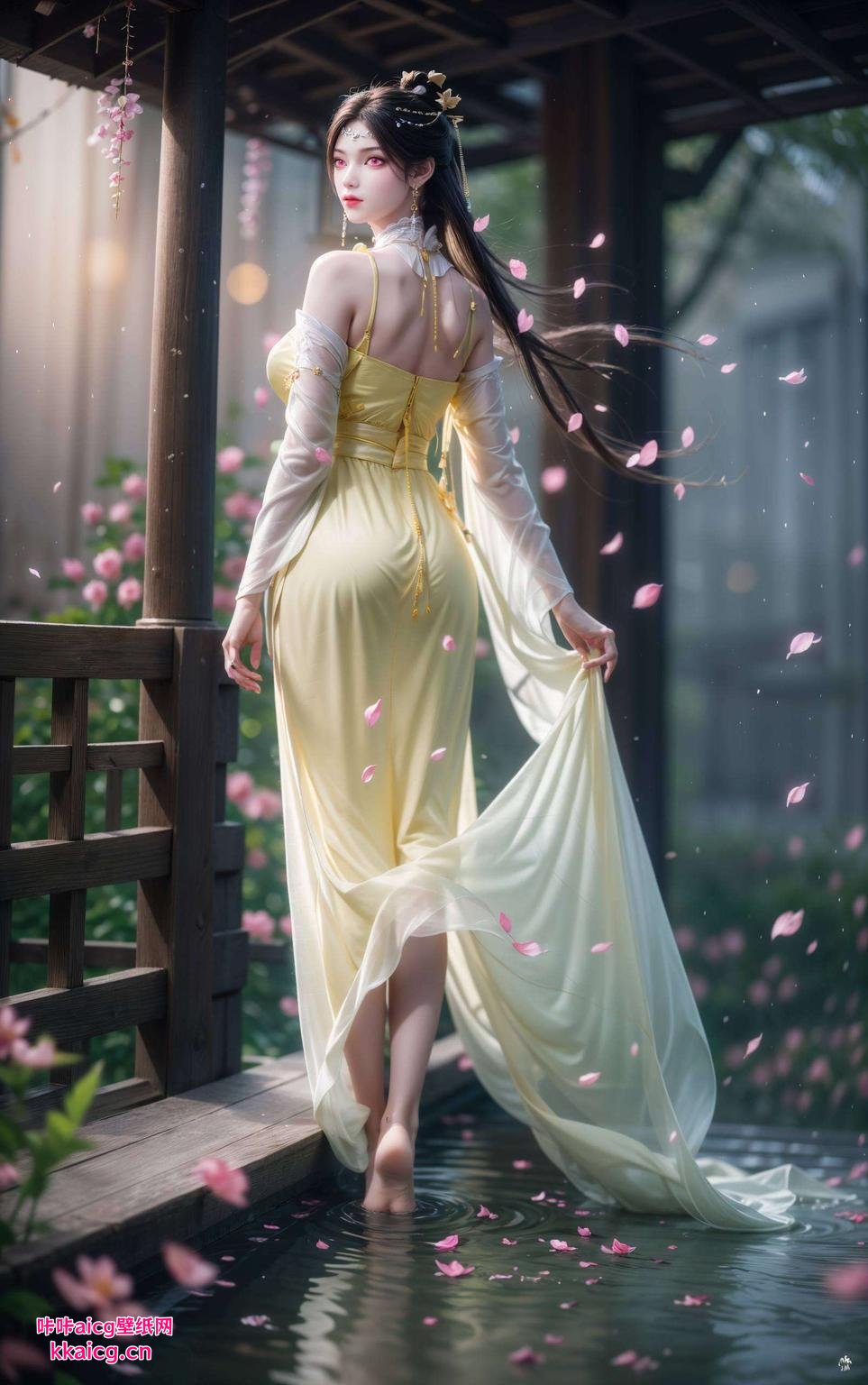 让你每一眼都是好心情！金瓶儿这款炫彩壁纸