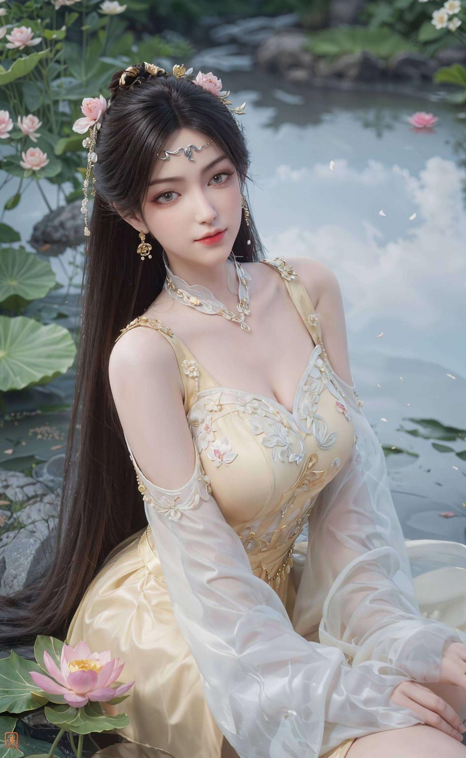 金瓶儿国漫美女壁纸让你沉浸于国漫的魅力之中