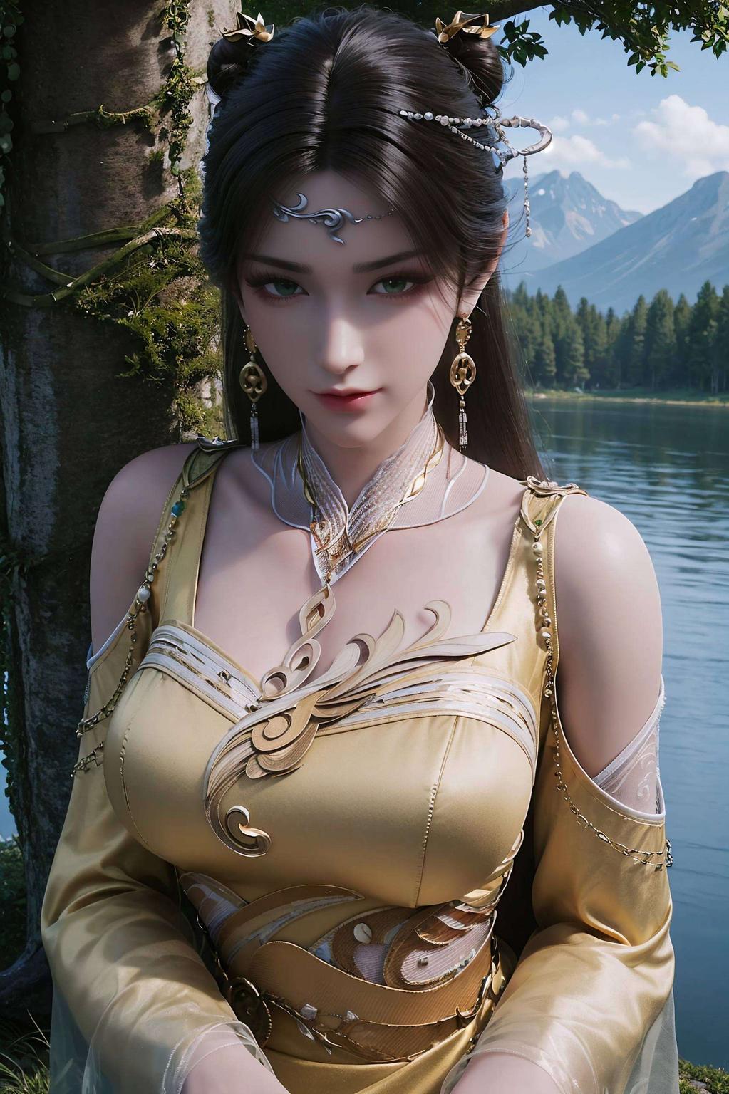 苹果粉色调温柔恬静诛仙世界里的仙子风采