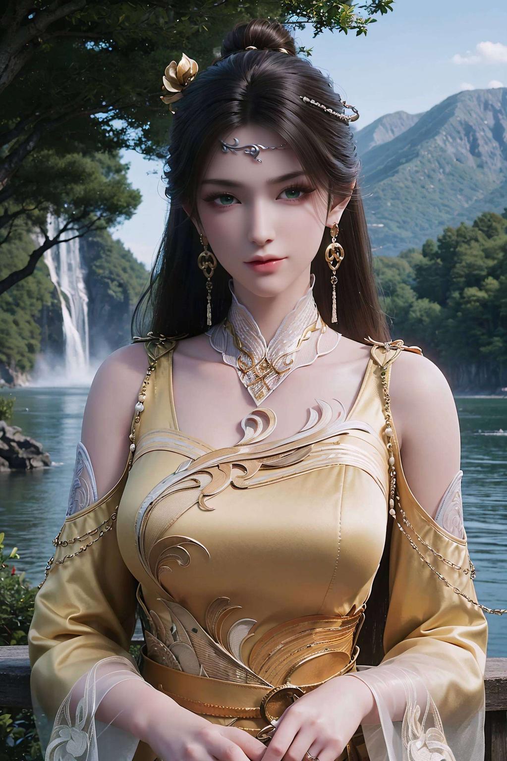 动漫可爱风满满金瓶儿美图壁纸