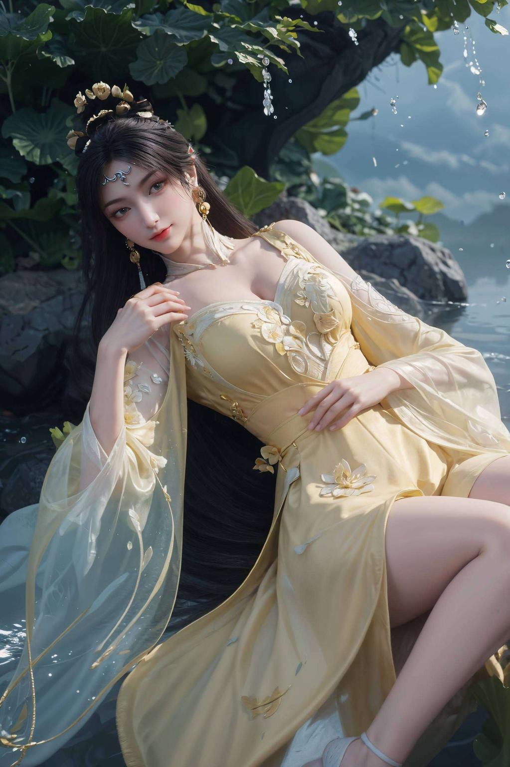 独特炫彩iPhone像素金瓶儿高清壁纸