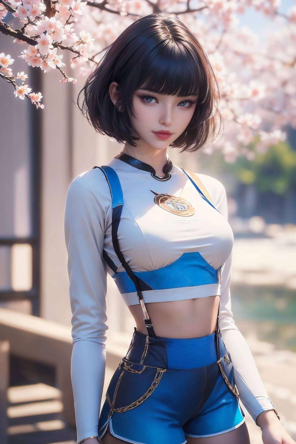 2K高清桌面壁纸姬青英姿飒爽