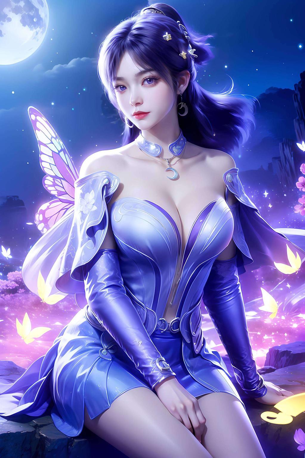 让你的安卓手机瞬间焕然一新！快来看看这款壁纸动态姬紫月的图片吧细腻的笔触