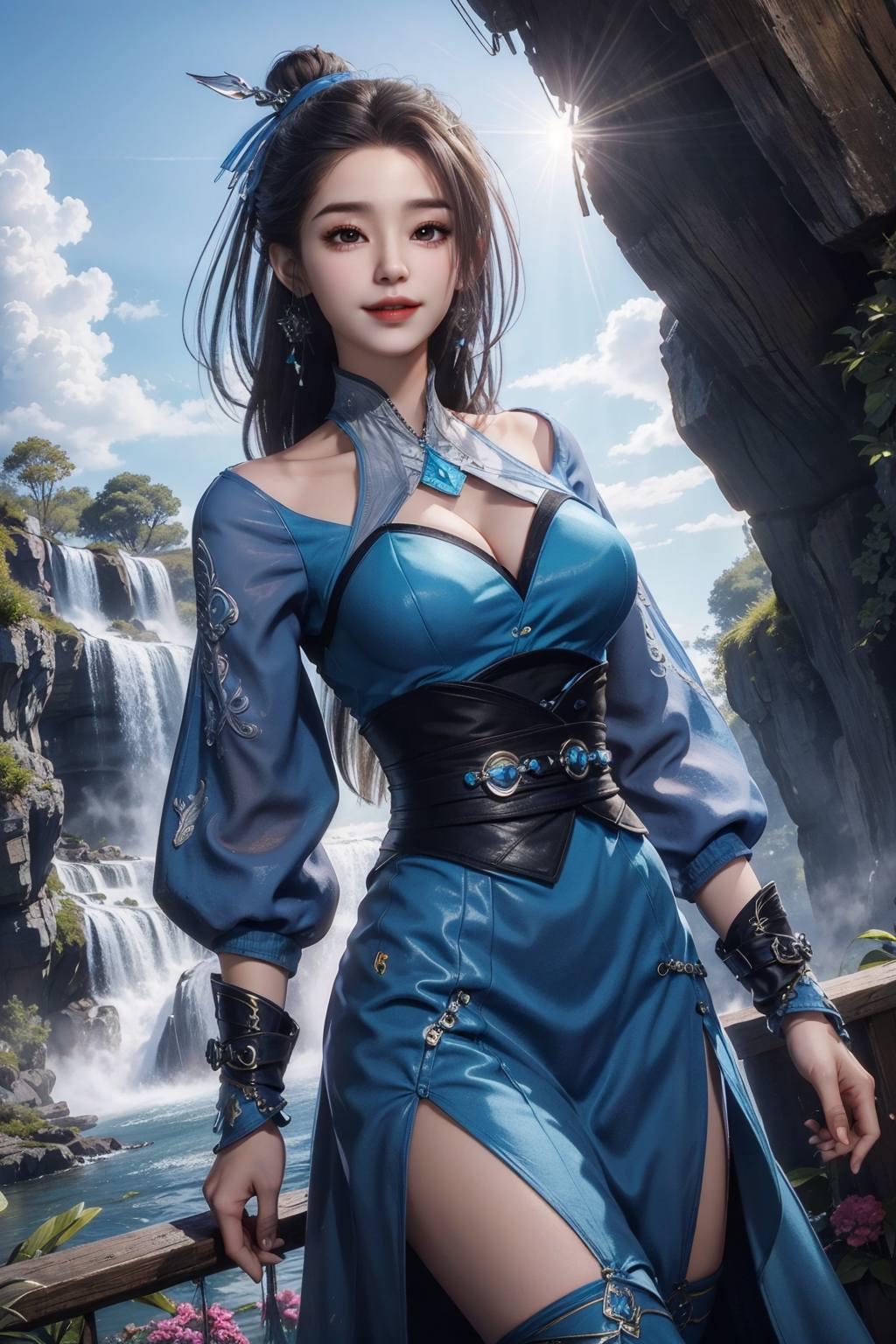 冷色调中透着静谧的美