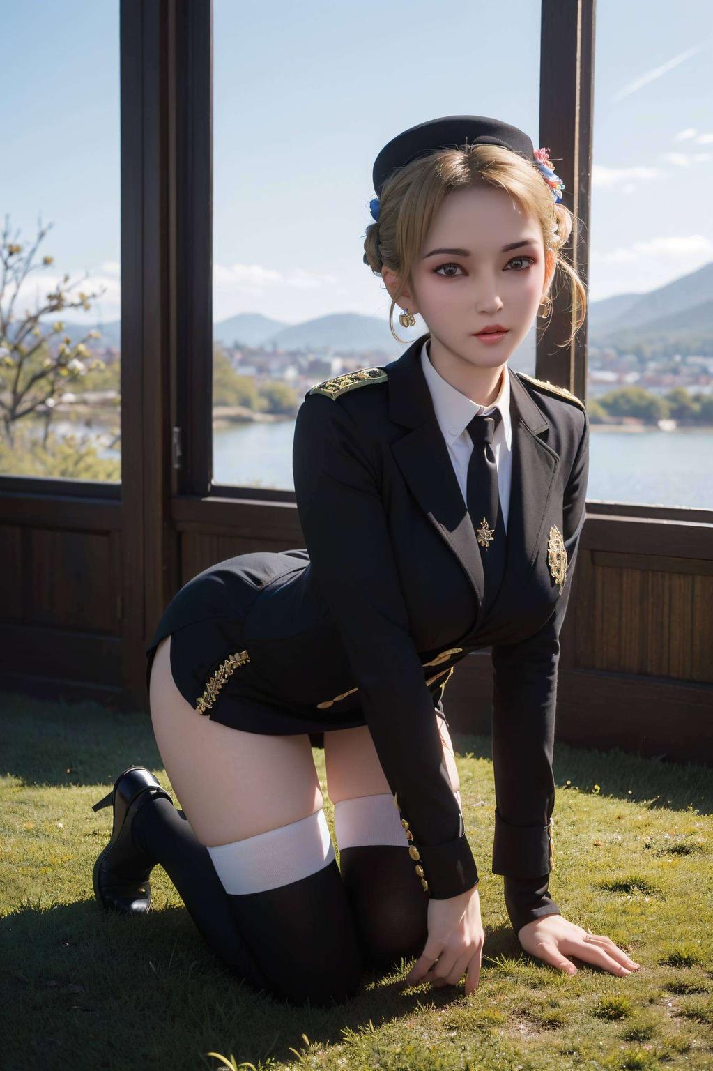 快来欣赏这位美女的独特魅力吧！