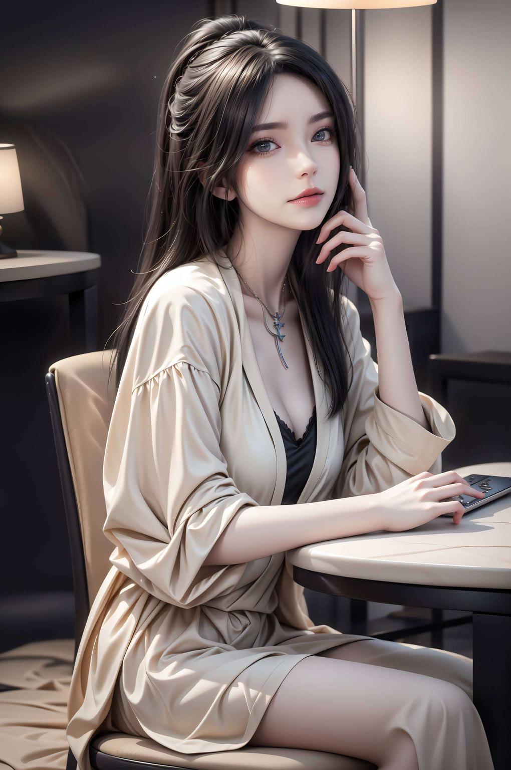 淡雅的色调中透着几许忧郁仿佛诉说着英雄背后的故事