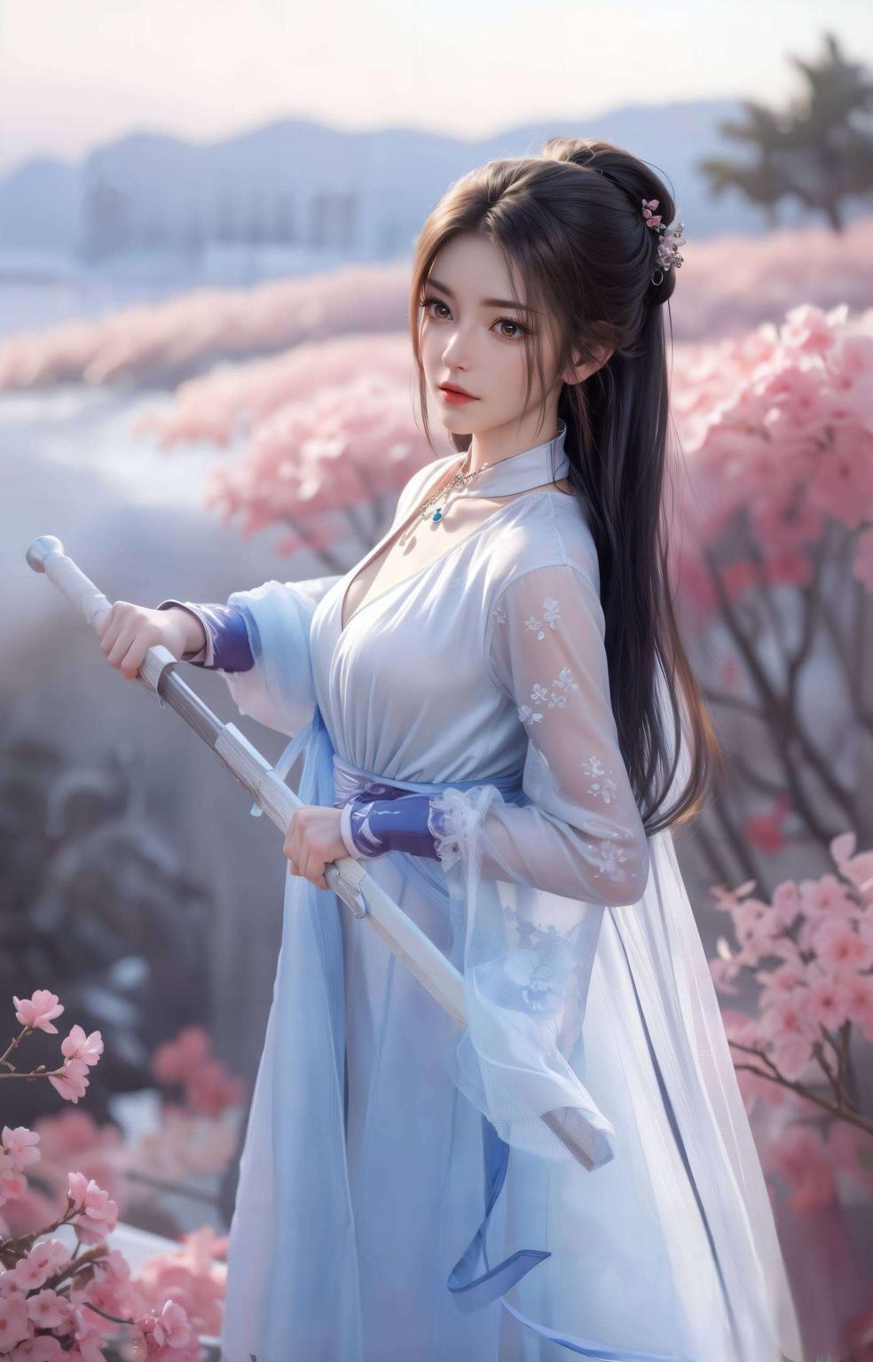 国漫风情尽收眼底清冷剑客气质独特