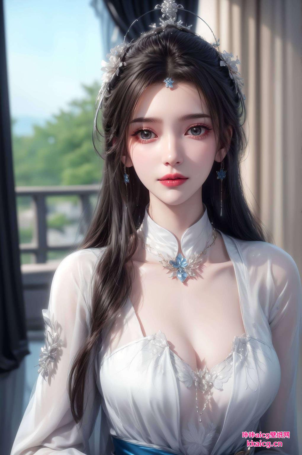 不仅美得让人心动这锁屏壁纸太赞了！看这李慕婉原图