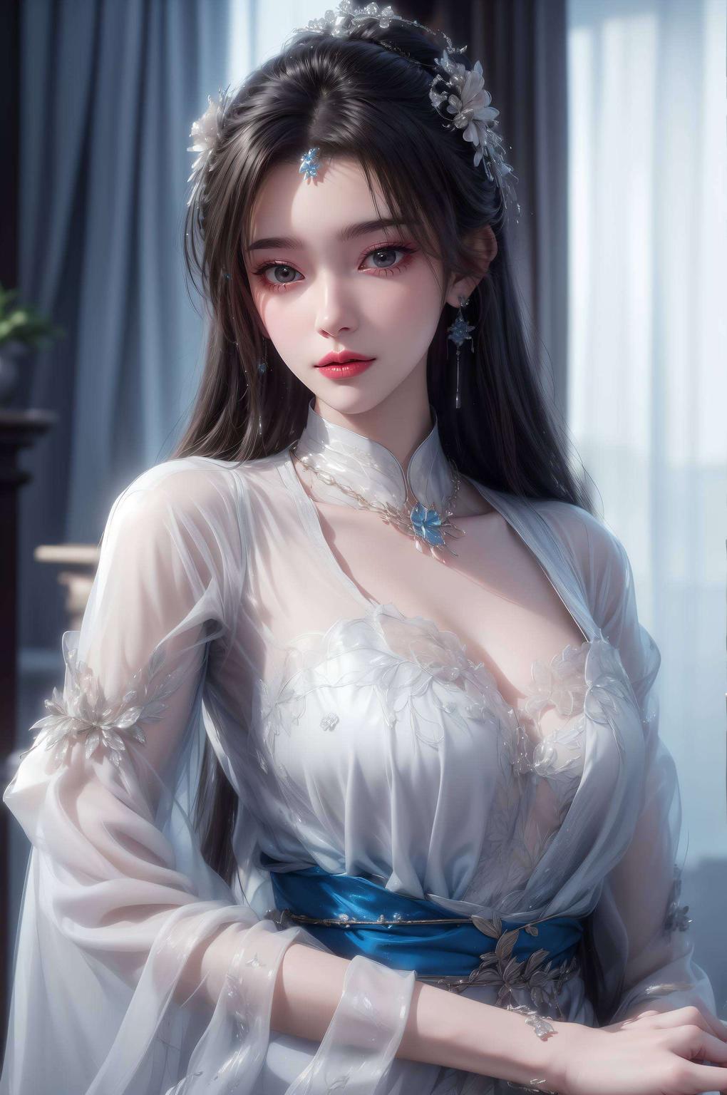 李慕婉的倩影如梦如幻让你的电脑桌面瞬间升级为艺术品！