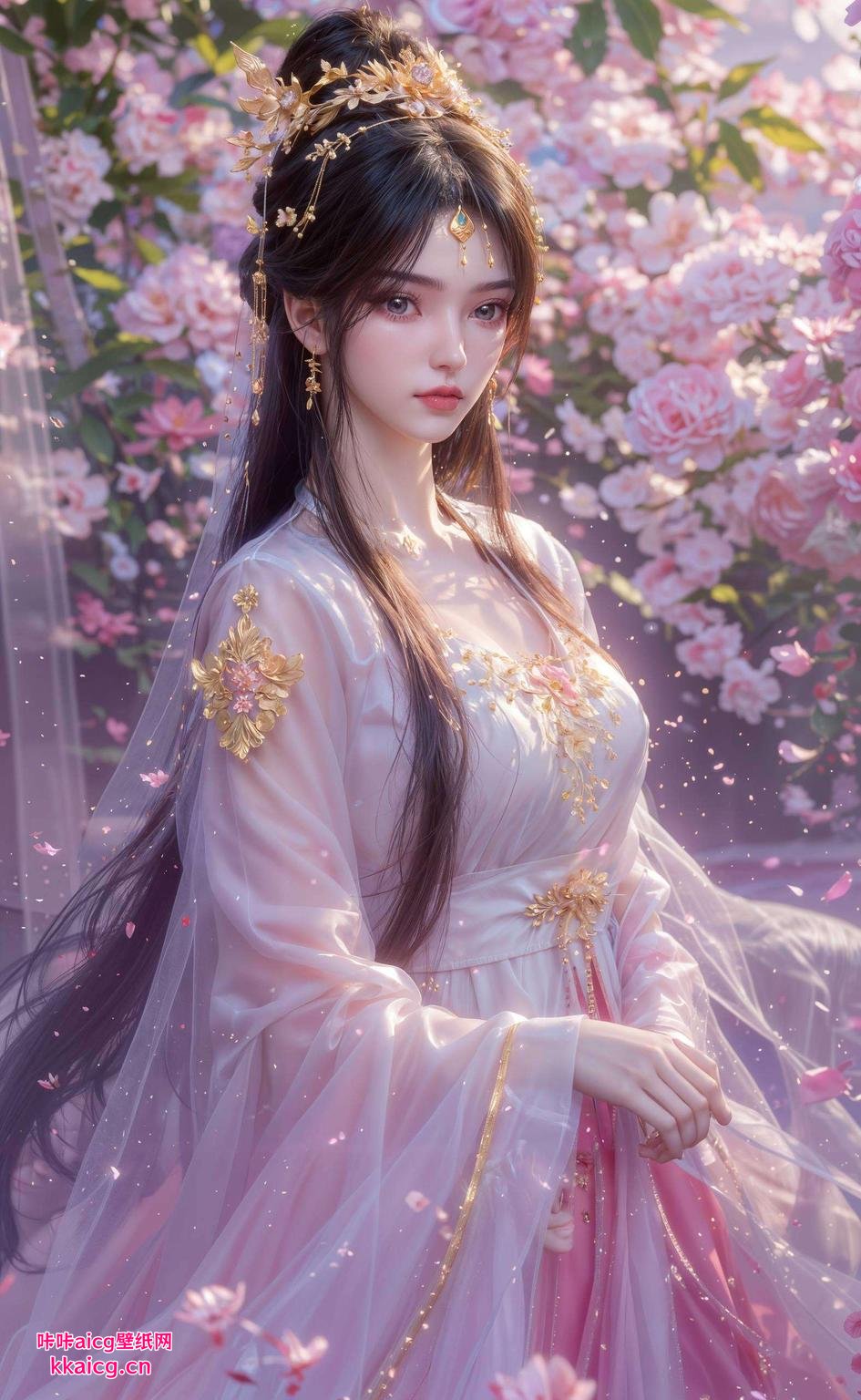 无水印点缀宛如画卷中的仙子