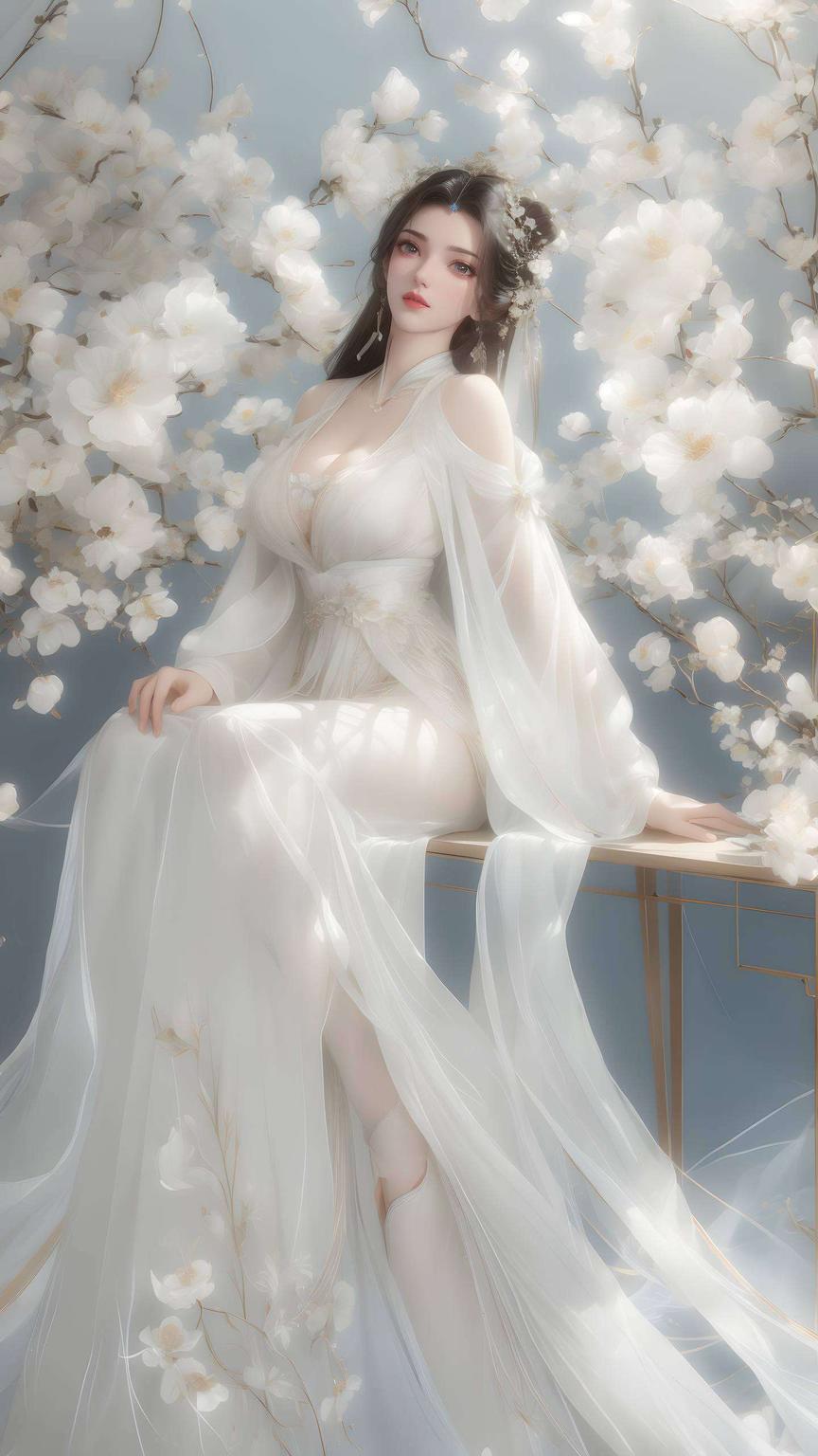 这款仙逆李慕婉的唯美壁纸享受视觉盛宴！