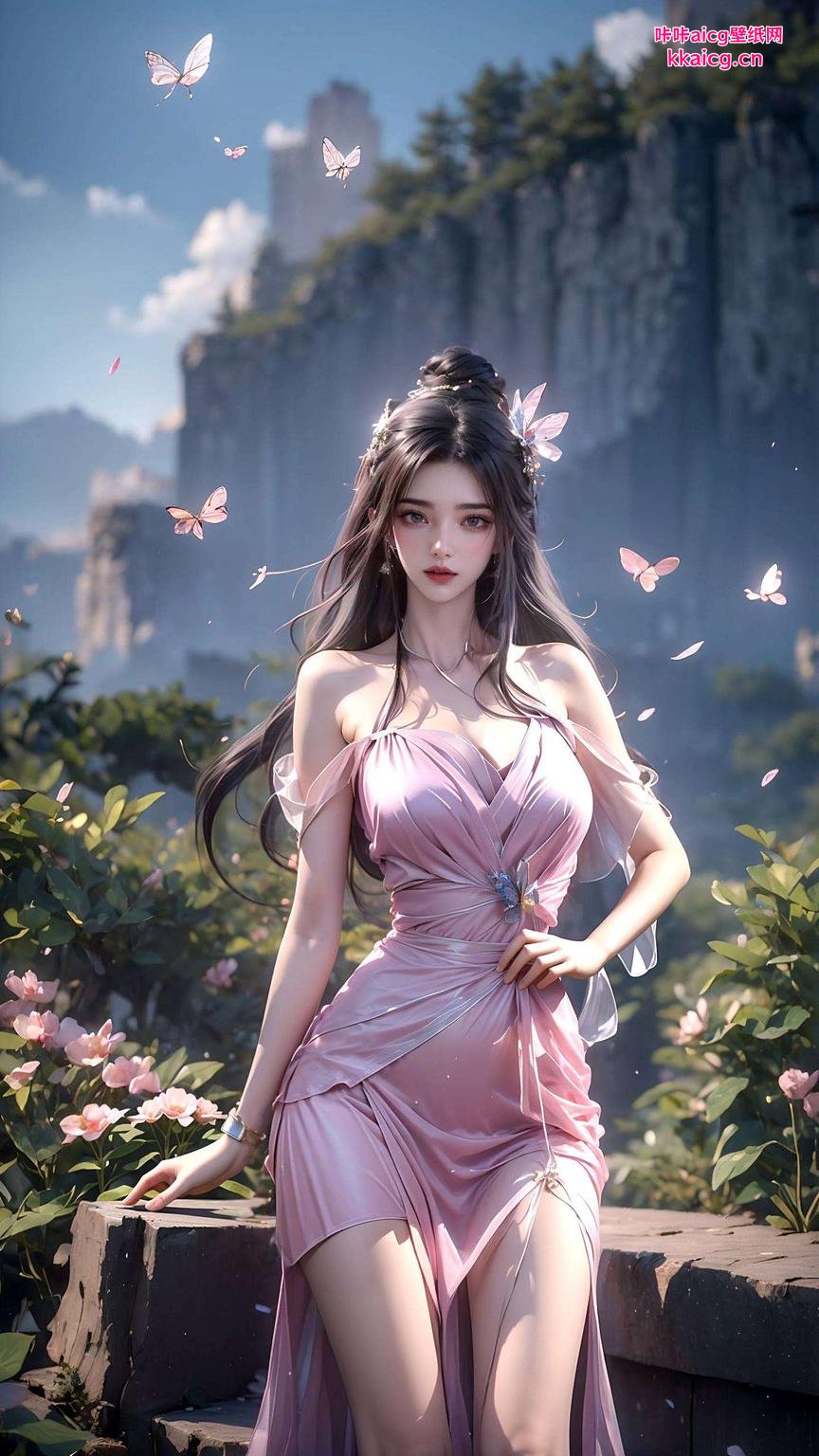 画面中李慕婉翩翩起舞色彩鲜艳