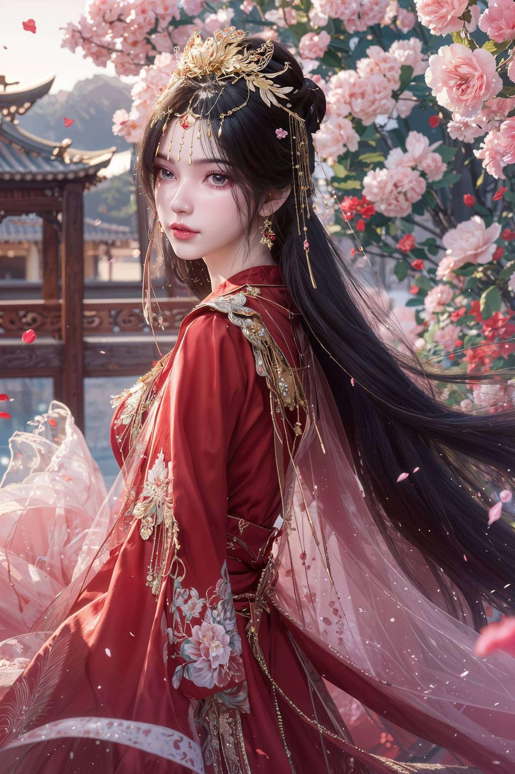 美得让人心醉神迷这ipad壁纸绝了！李慕婉御剑飞行