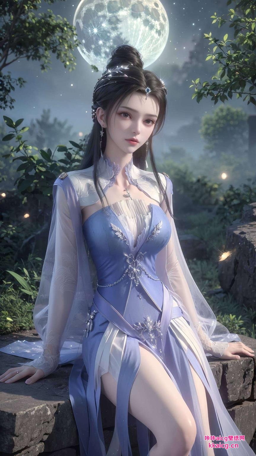 搭配上仙逆李慕婉的AI壁纸让你的手机瞬间变身艺术品！