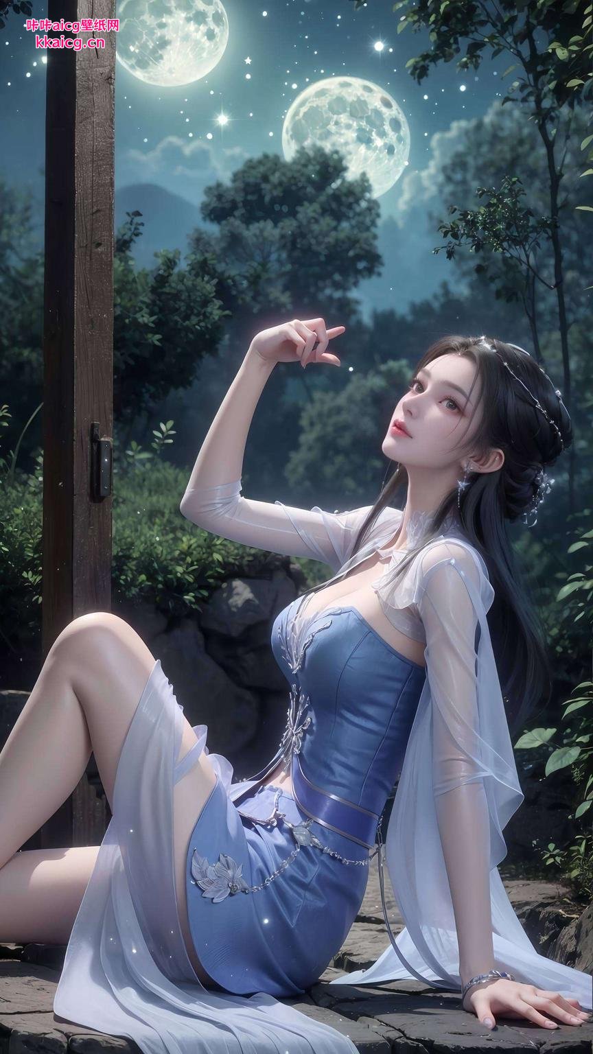 护眼又养眼以李慕婉平板壁纸为灵感