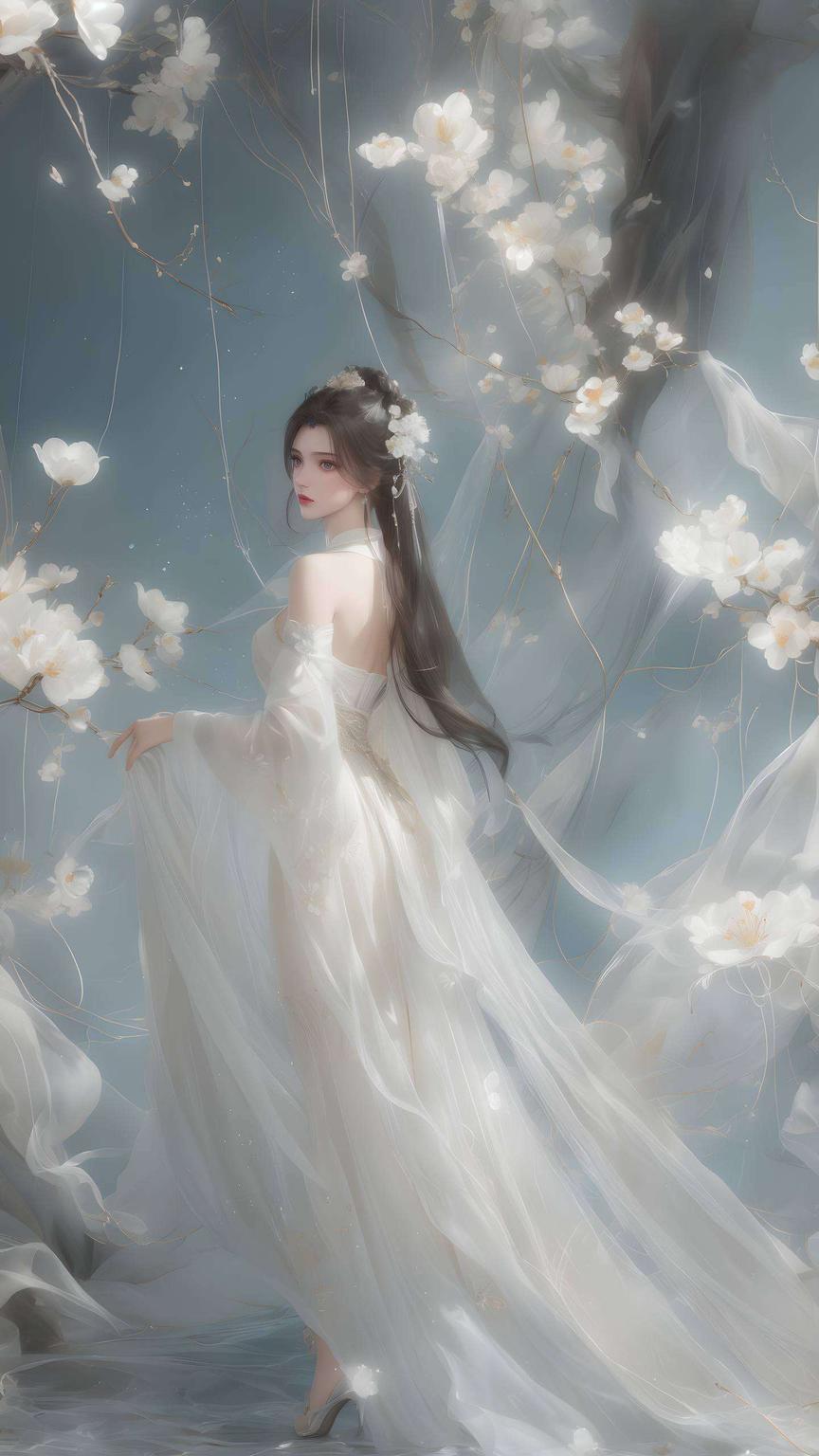 让我们一起看看这款壁纸的细腻纹理和优雅色彩吧！