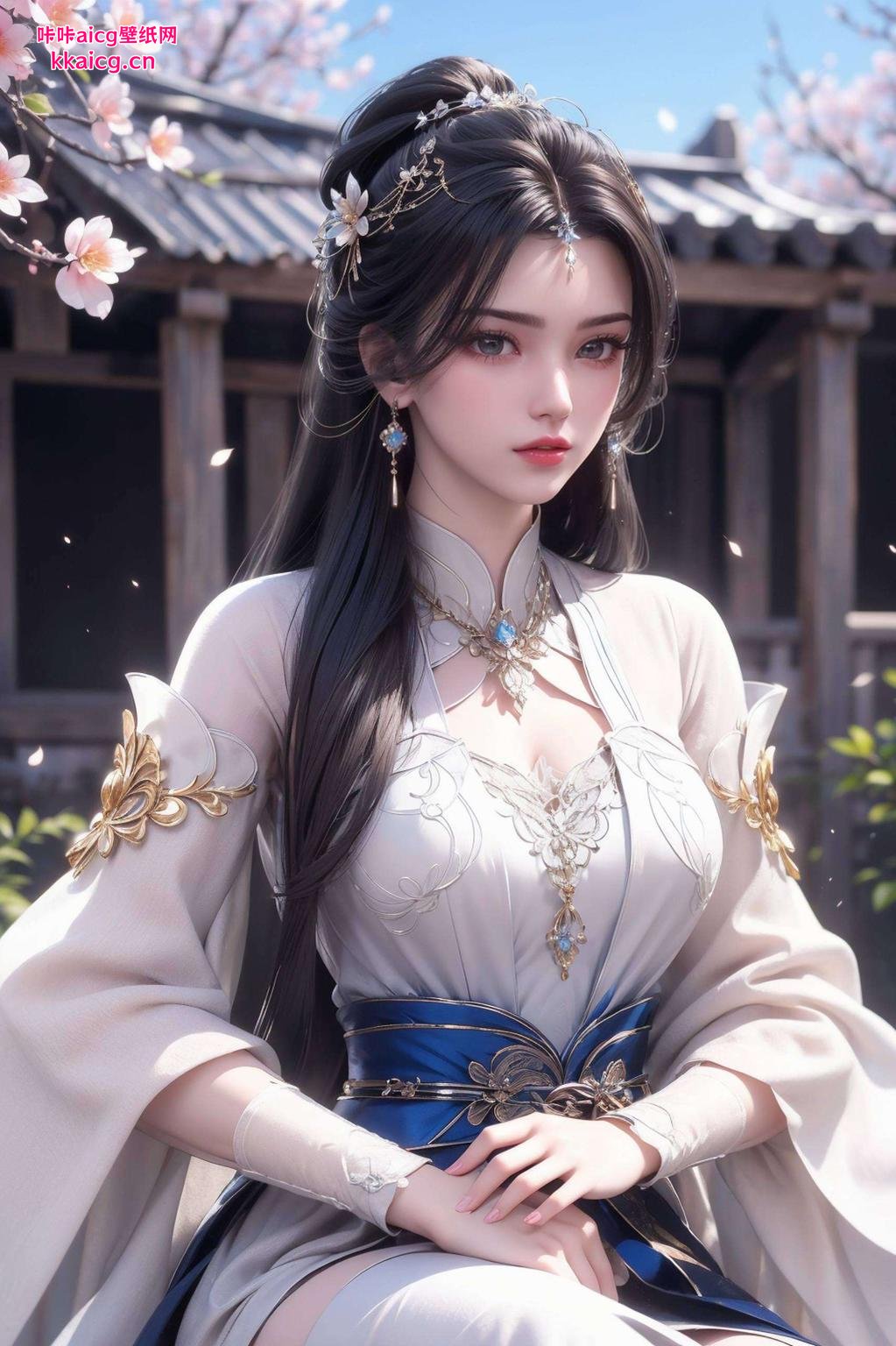 仿佛置身仙境美得让人心动！淡雅的仙裙