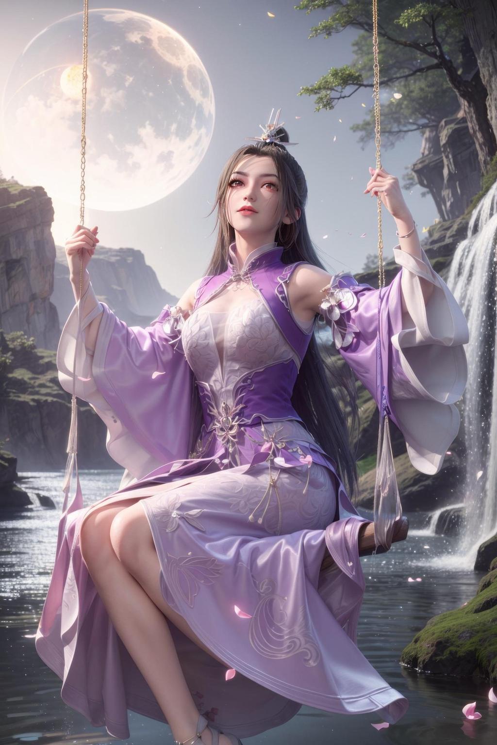 今天给大家带来一款极简风格的壁纸柳眉轻扬