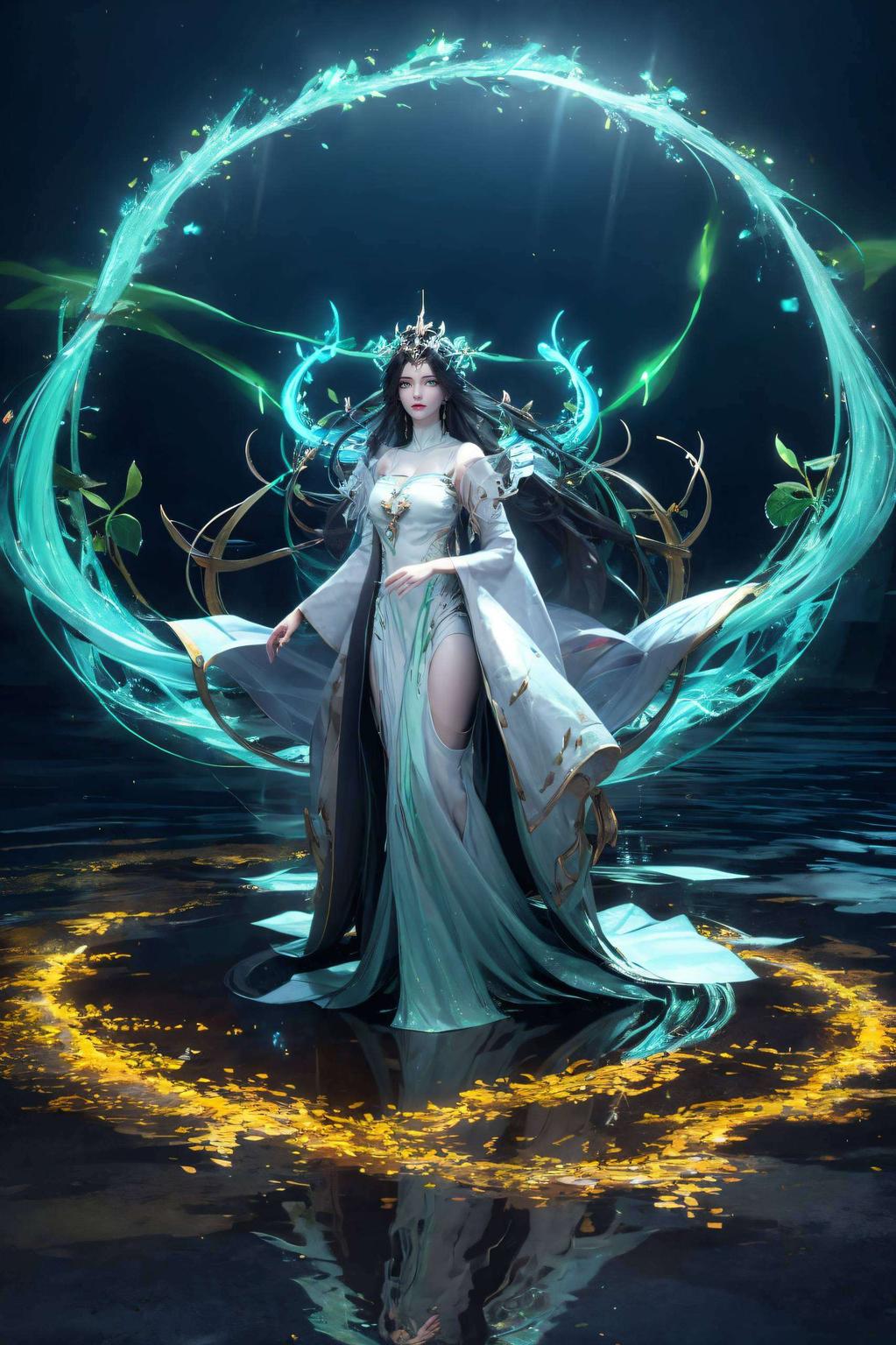 动漫女神柳神的灵动眼神