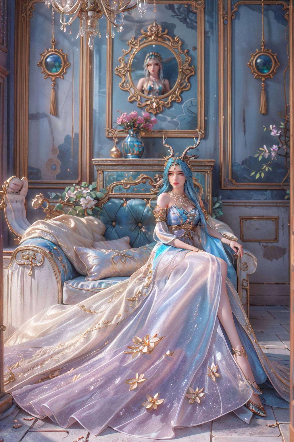 龙女翩翩起舞灵动飘逸