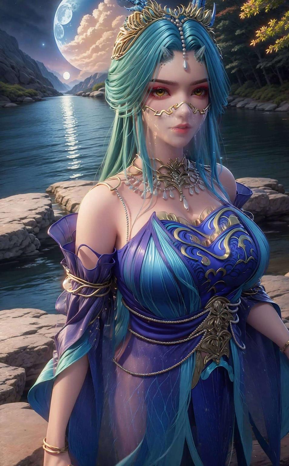 灵动十足斗破苍穹的龙女来了！这款1920x1080的动态超清壁纸