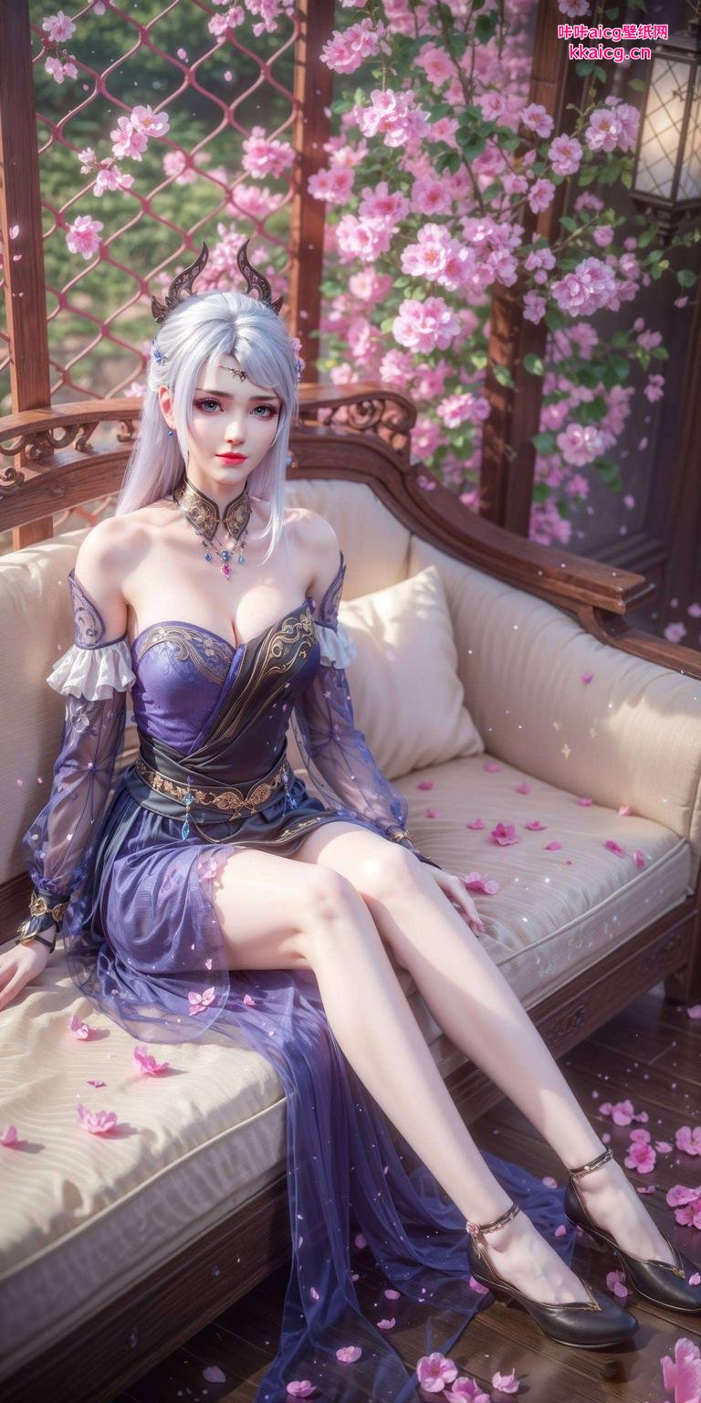 洛璃全身壁纸苹果炫彩护眼新选择！细腻线条描绘