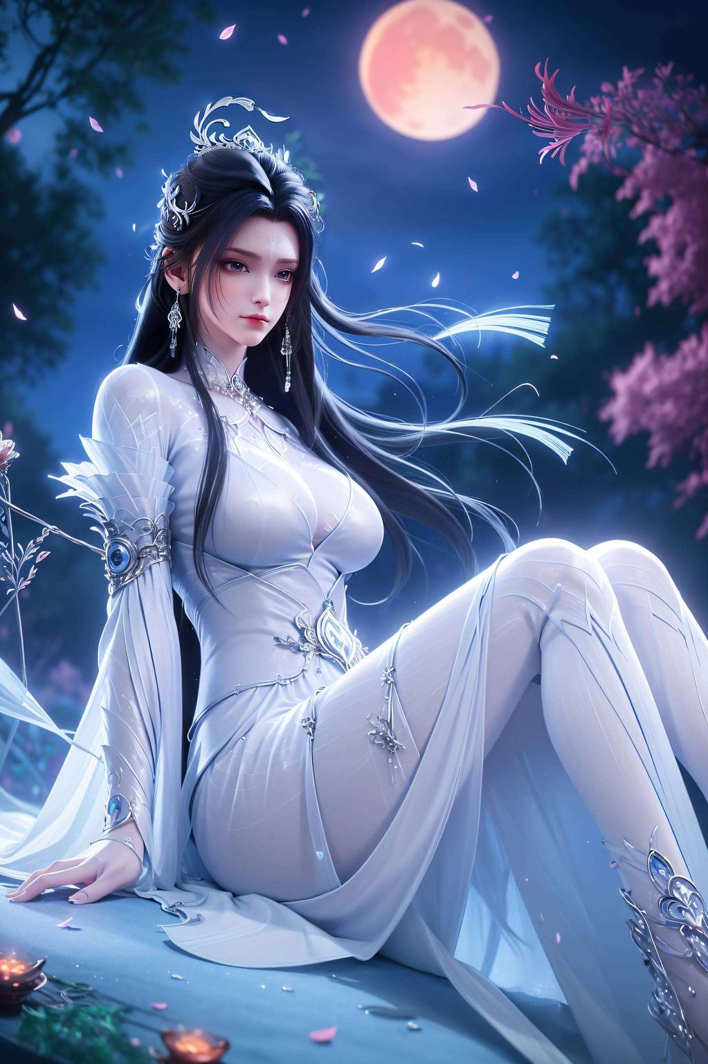 凸显出AI国漫女神陆雪琪的优雅气质各位极简风爱好者