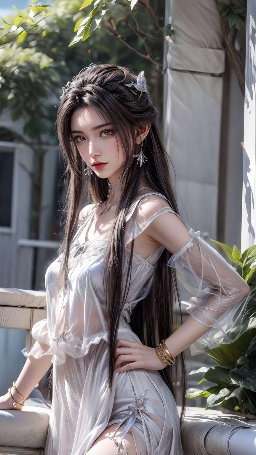 绿色元素点缀