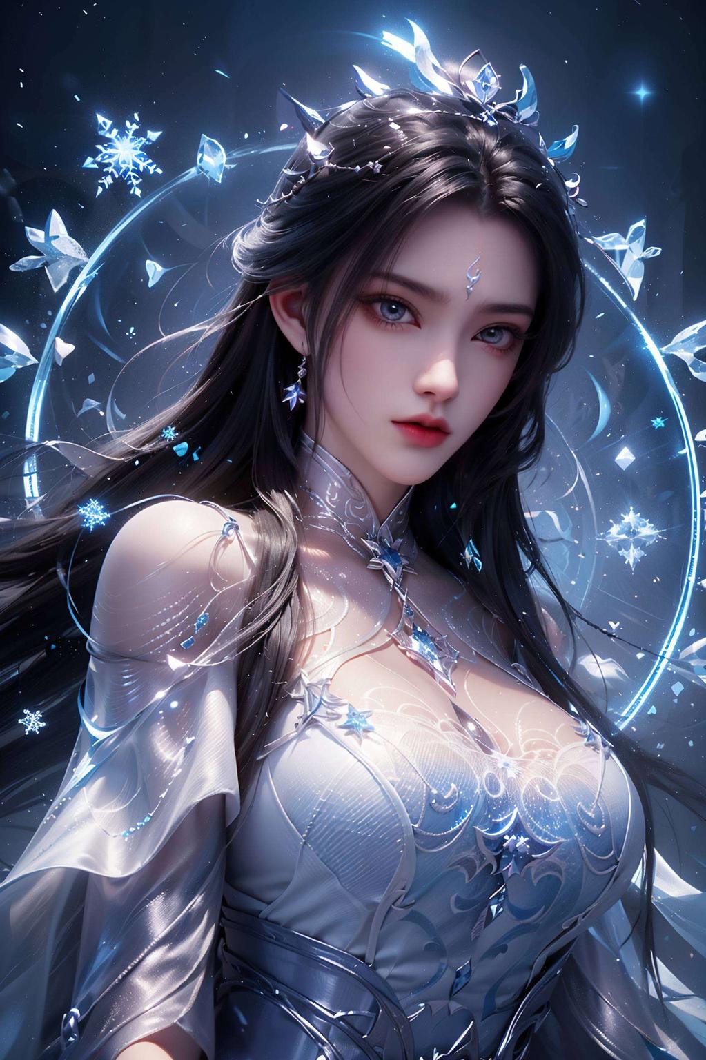 高清画质美少女侠气十足